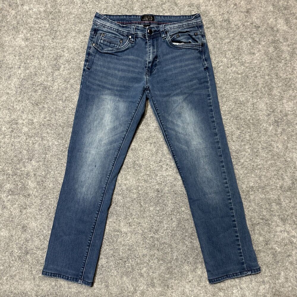 Steve's Jeans Slim Jeans Men's Size 30x28 Blue Medium Wash Faded Denim